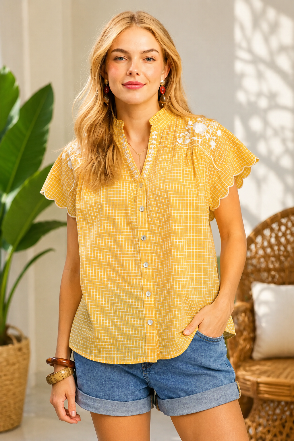 🌻 Karys Sunflower Blouse