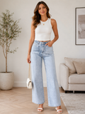 Karys Wide Leg Denim Pants